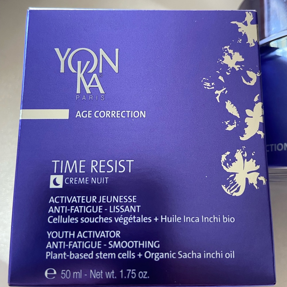 Time Resist Night Cream - 75% wrinkle reducer Amazonian Shacha Inchi oil